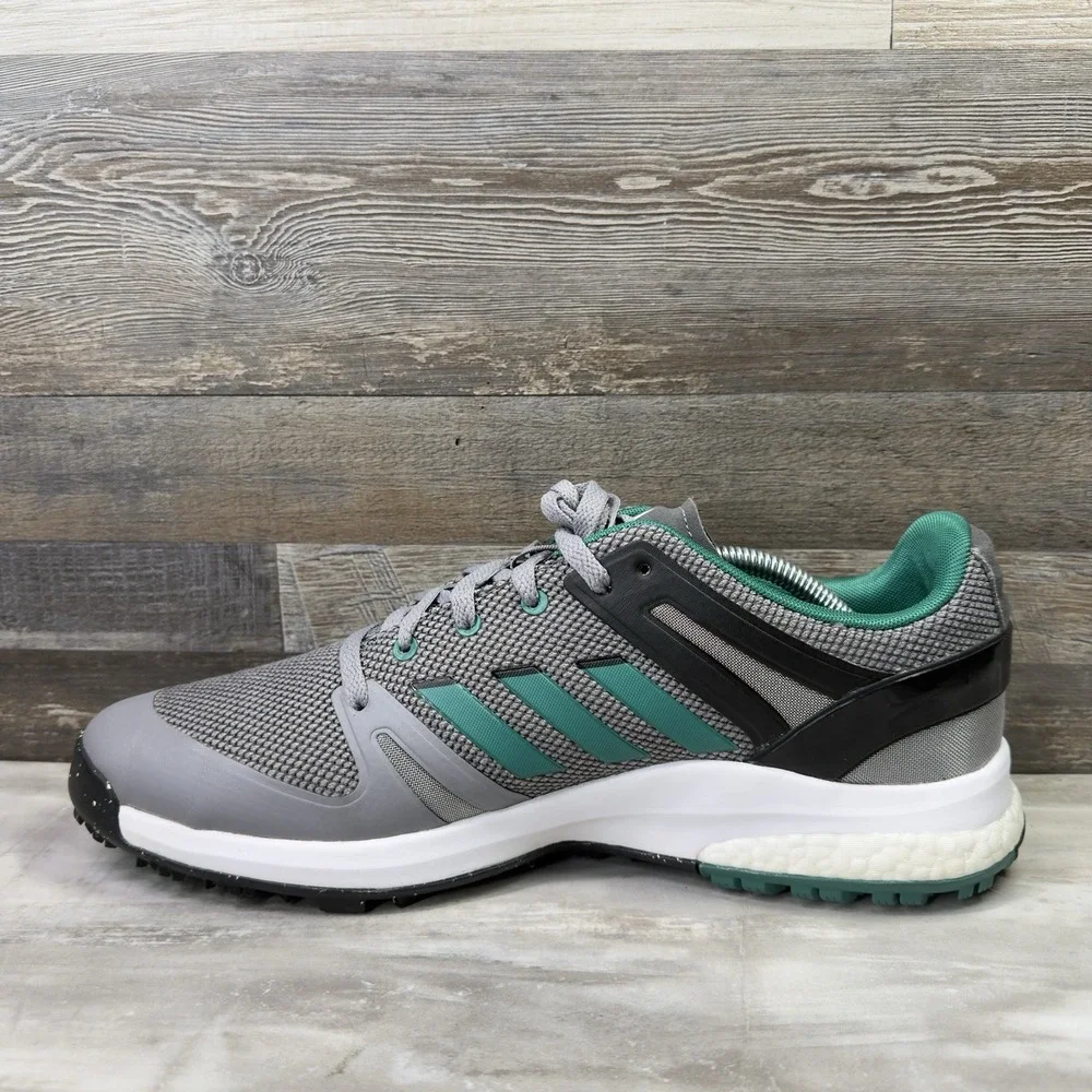 adidas EQT SL Men's 12 Waterproof Spikeless Golf Shoes Gray Green Black FW6297